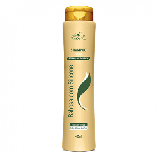 Shampoo Babosa com Silicone (400 ml)