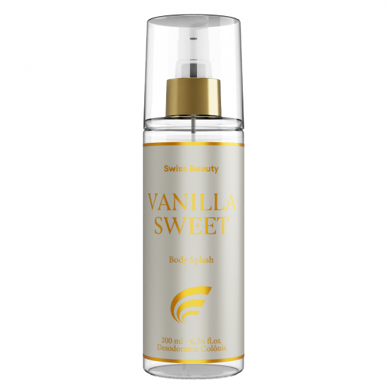 Body Splash Vanilla Sweet 200ml SWISS BEAUTY